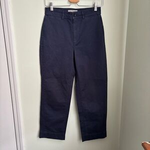 Everlane Cropped straight leg High Rise Regular Navy Blue Jeans - Size 2